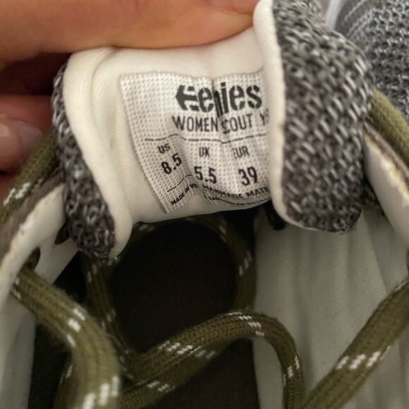 Etnies sz 8.5 green‎ gray lace up sneakers NWOT - Picture 6 of 10